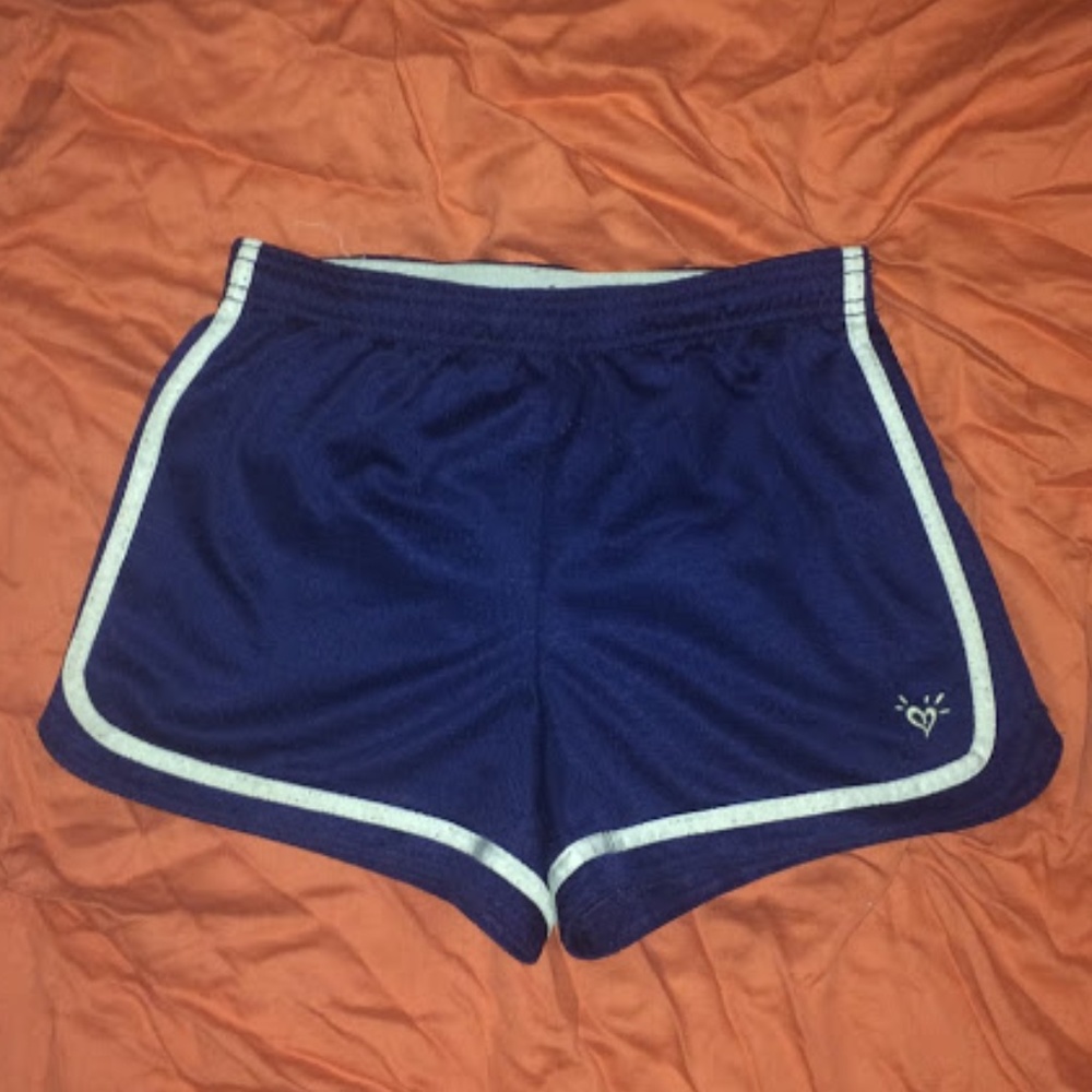 Justice Navy Blue Gym Shorts